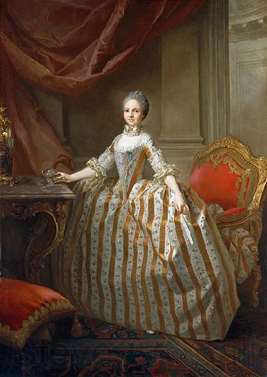 Laurent Pecheux Portrait of Princess Maria Luisa of Parma Norge oil painting art